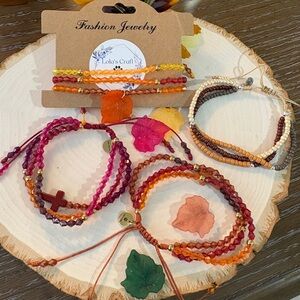 Colorful Beaded Bracelet Set